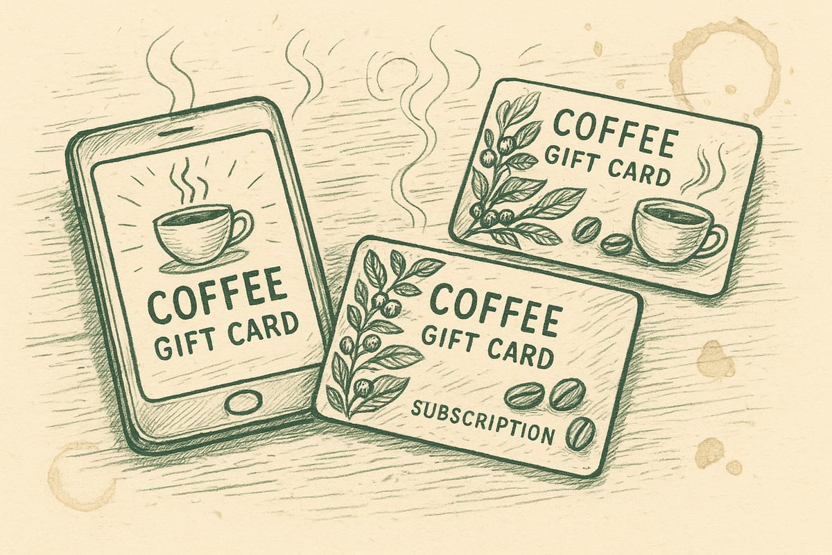 Types of Coffee Gift Cards: Digital, Physical, and Beyond