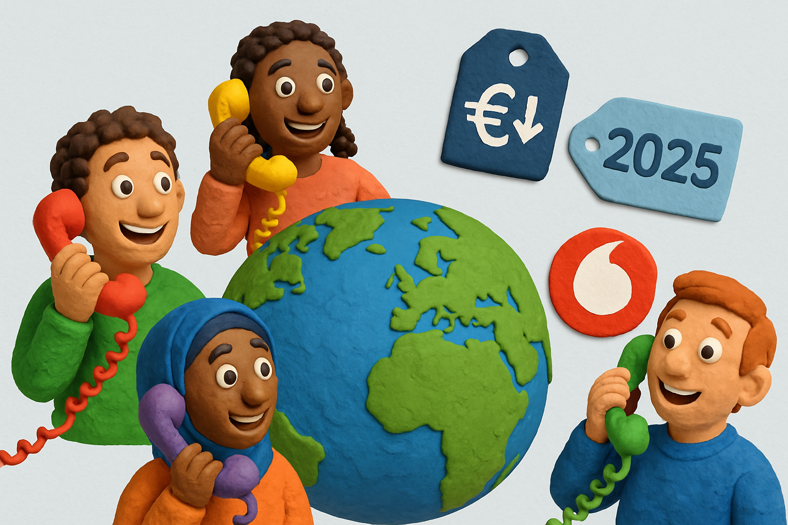 Vodafone International Call Rates and Costs in 2025