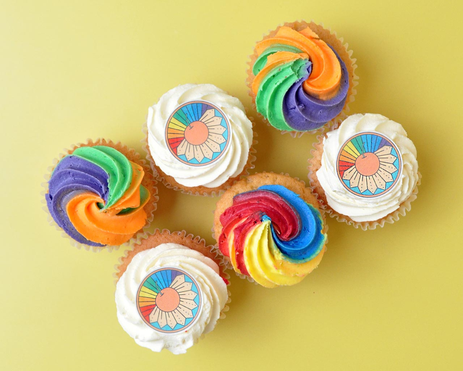 30.png Pride Logo Cupcakes