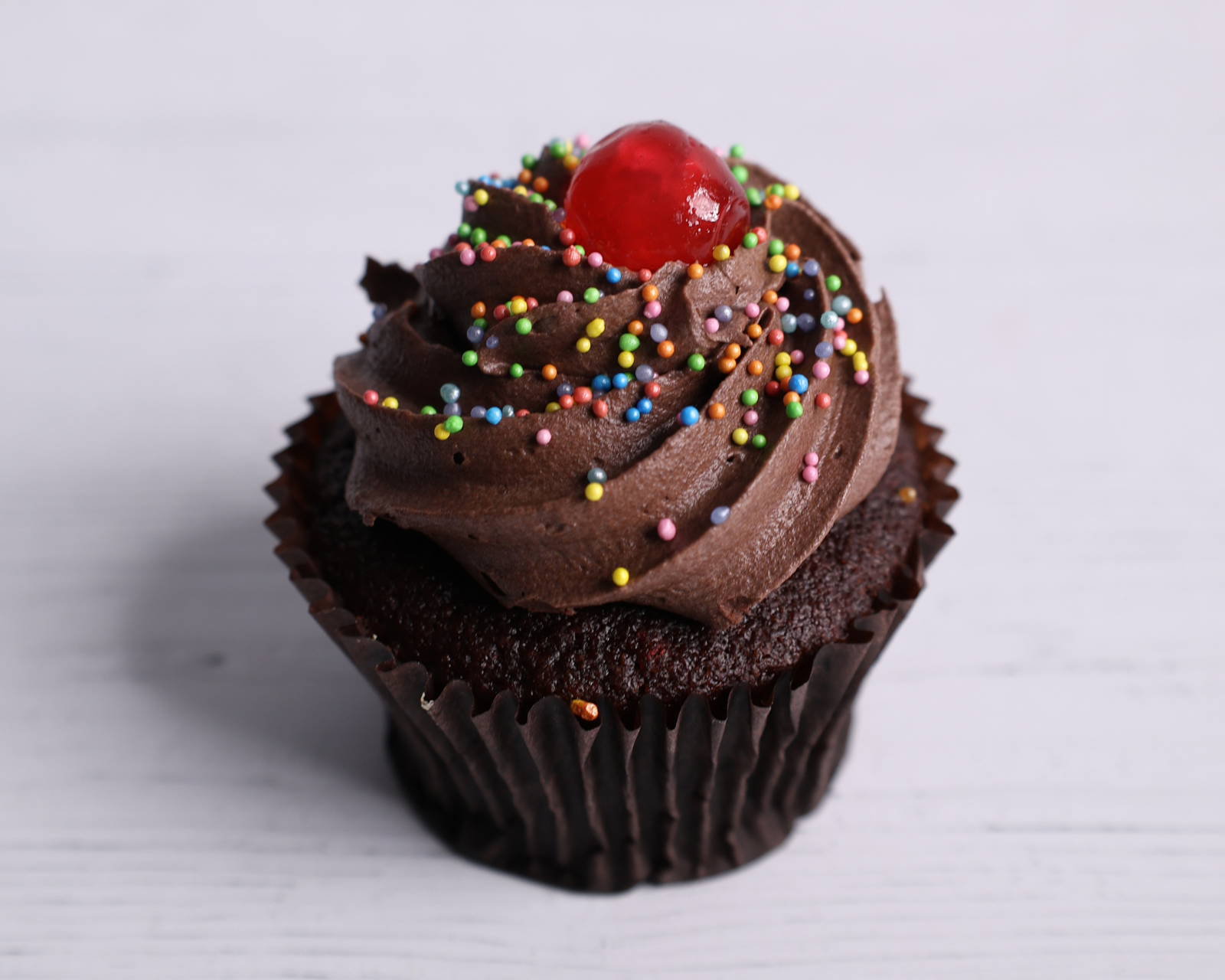 Chocolate Fudge Sundae cupcake