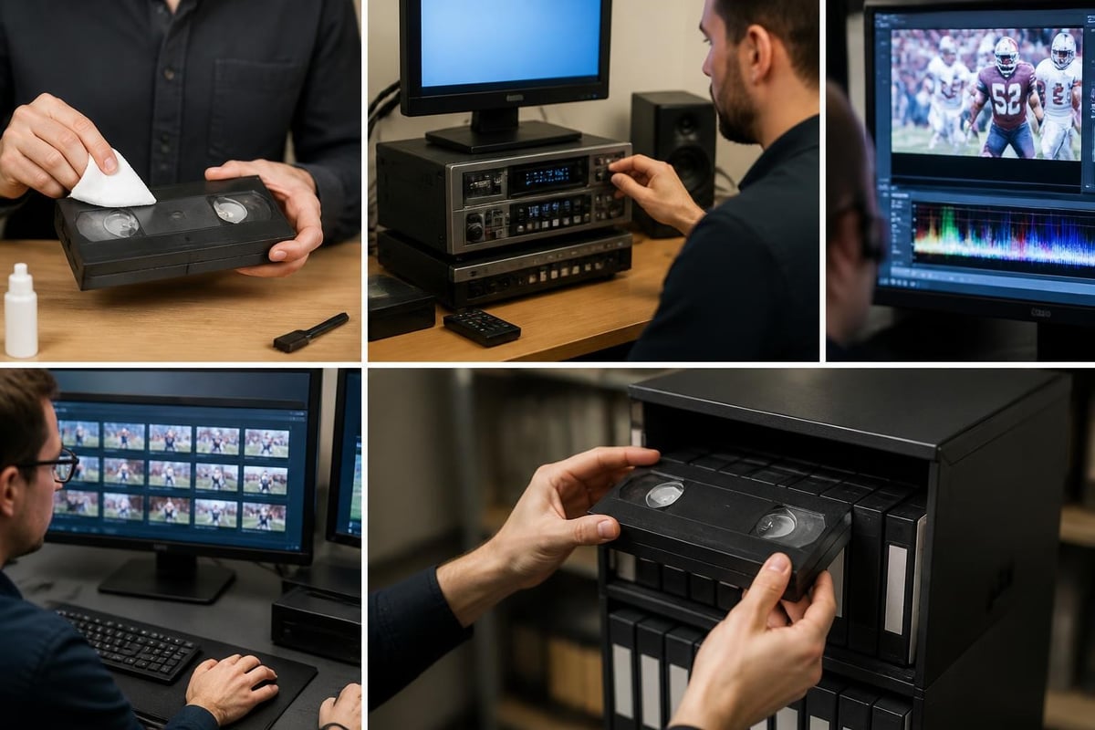 VHS digitization workflow