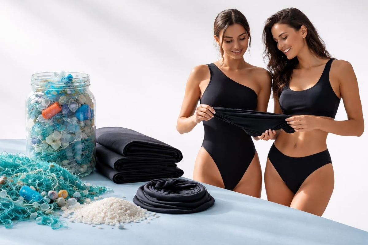 Sport Bikini Materialstruktur