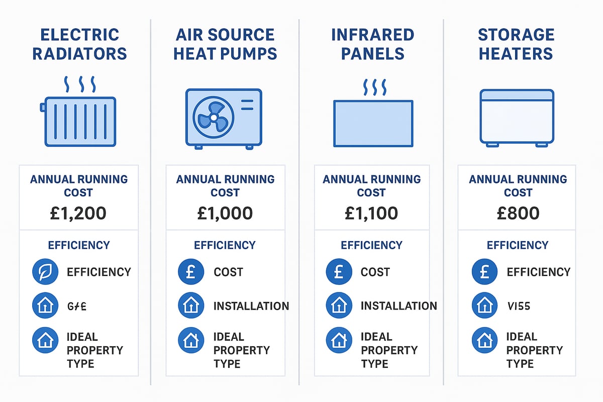 Comparing Electric Heating Solutions: Costs, Efficiency, and Suitability