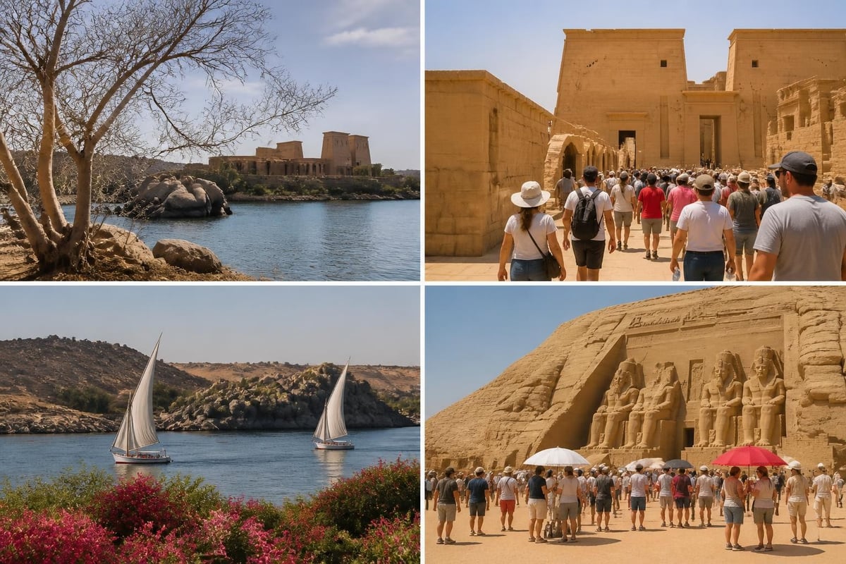 Seasonal variations in Aswan travel experience