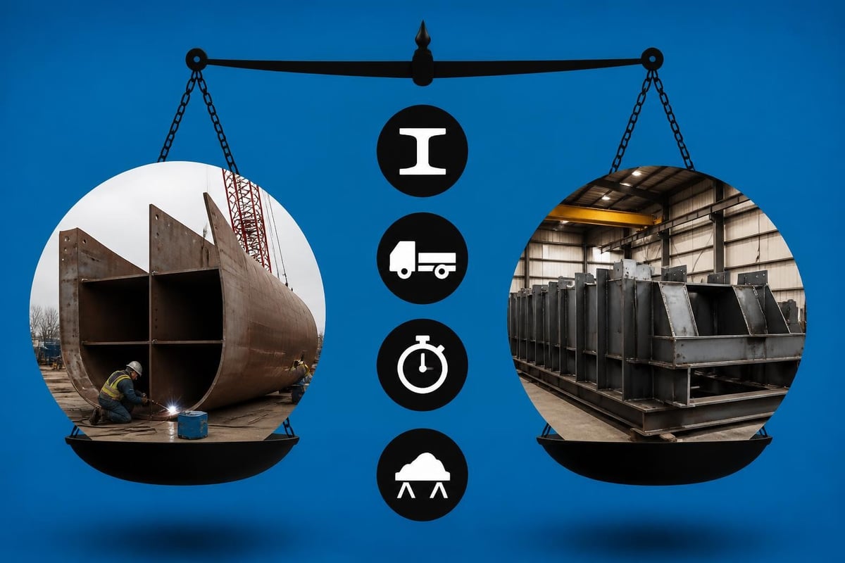 Field fabrication decision factors