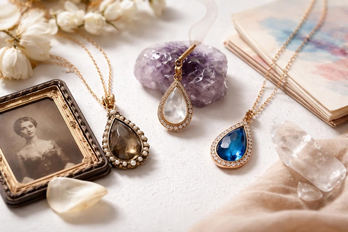 Teardrop jewelry symbolism across cultures