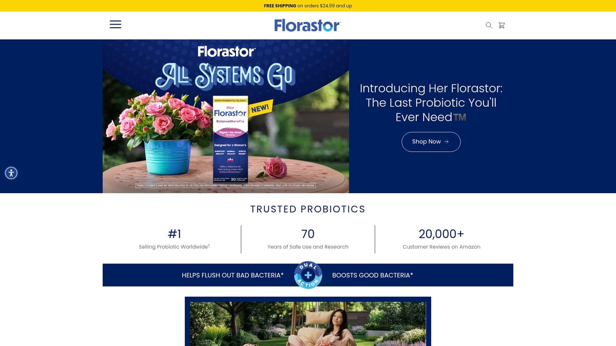 9 Essential Good Probiotics for Women in 2025 - Florastor Daily Probiotic Supplement