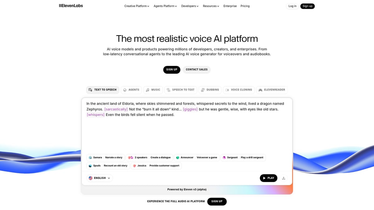 Top 7 Best Free AI Voice Generator Tools for 2026 - ElevenLabs