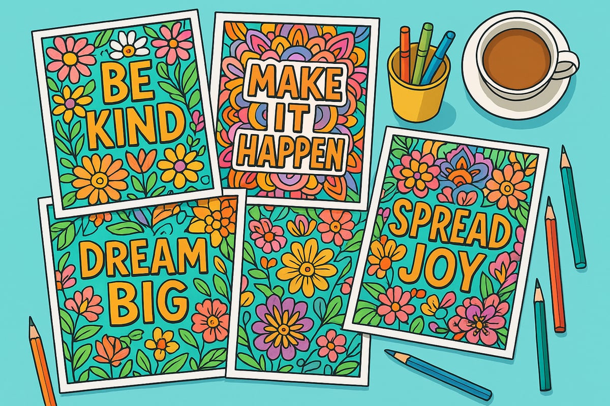 7 Inspiring Adult Coloring Pages Quotes to Boost Creativity
