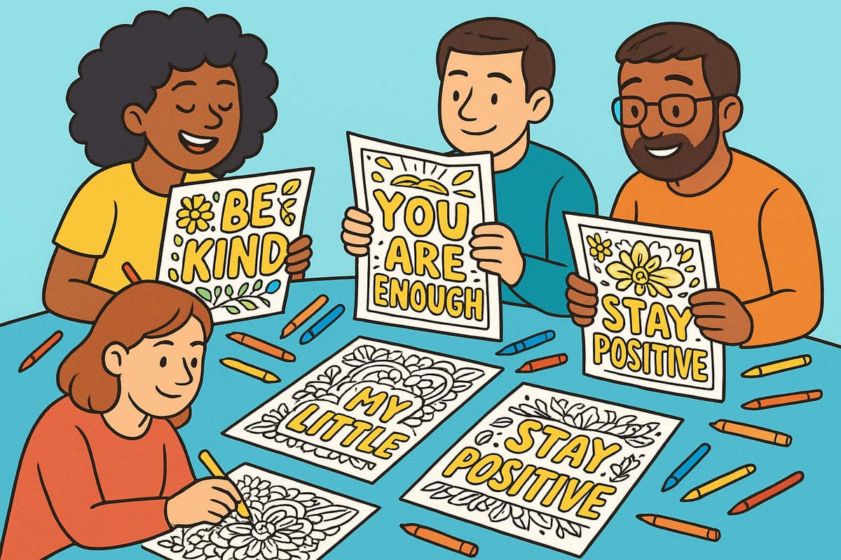 The Power of Words: How Quotes Enhance Adult Coloring Pages