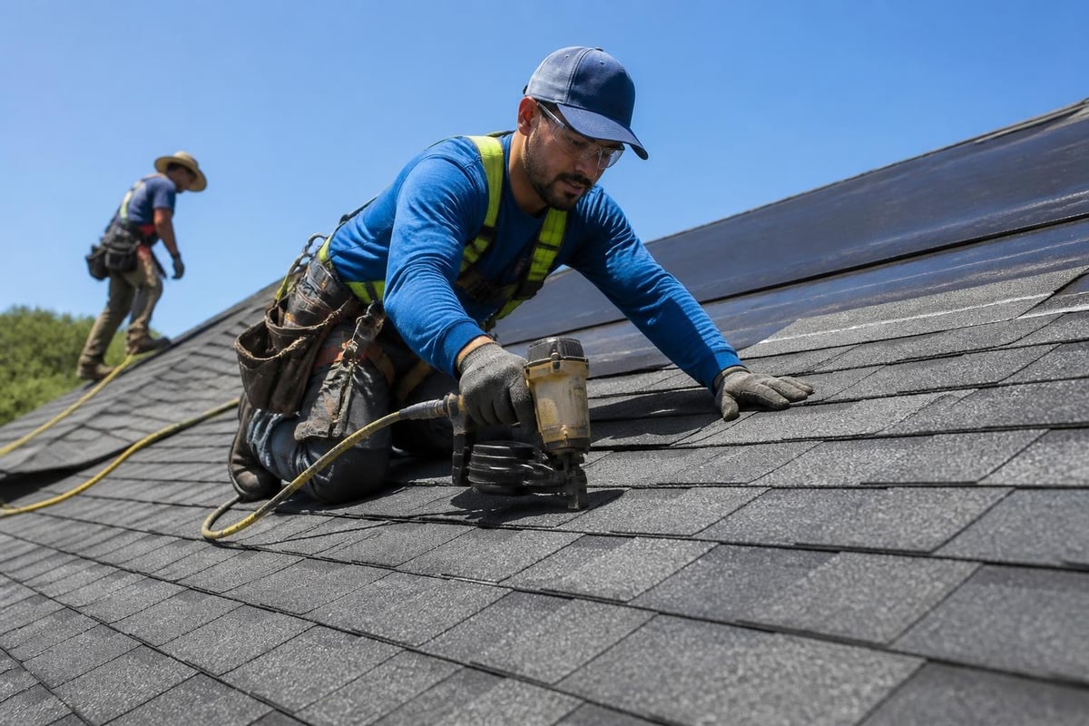 Professional roofing installation