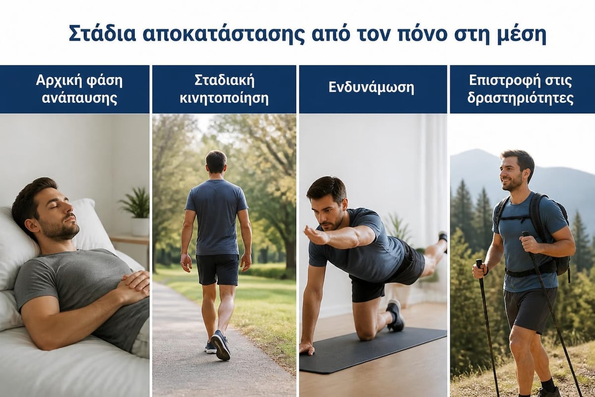 Θεραπευτικό πρόγραμμα οσφυαλγίας