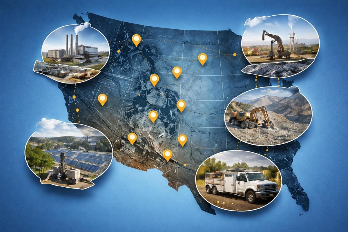 Service territory coverage