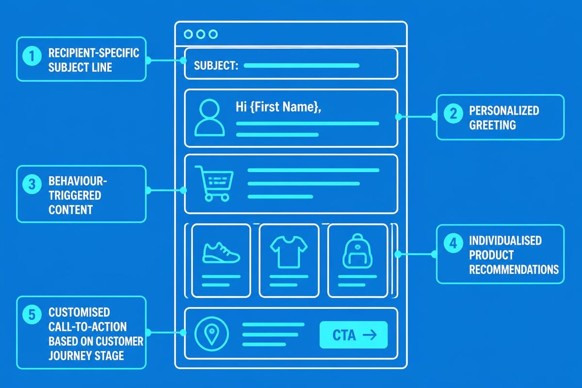 Elements of personalized email message