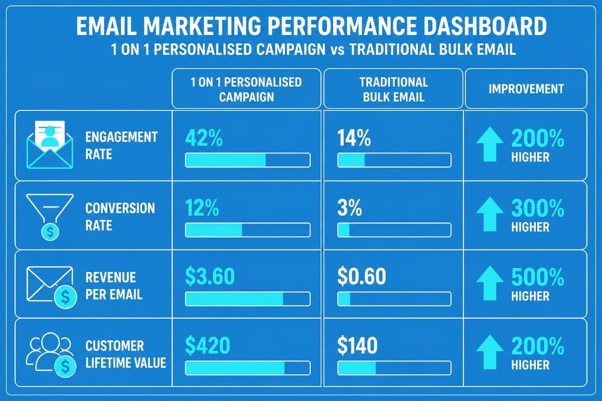 Performance metrics dashboard