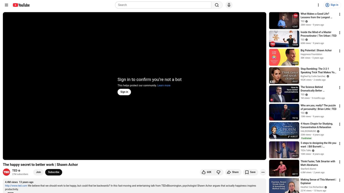 7 Charlas Para Empresas Innovadoras Que Marcan Tendencia 2026 - El feliz secreto para trabajar mejor, por Shawn Achor