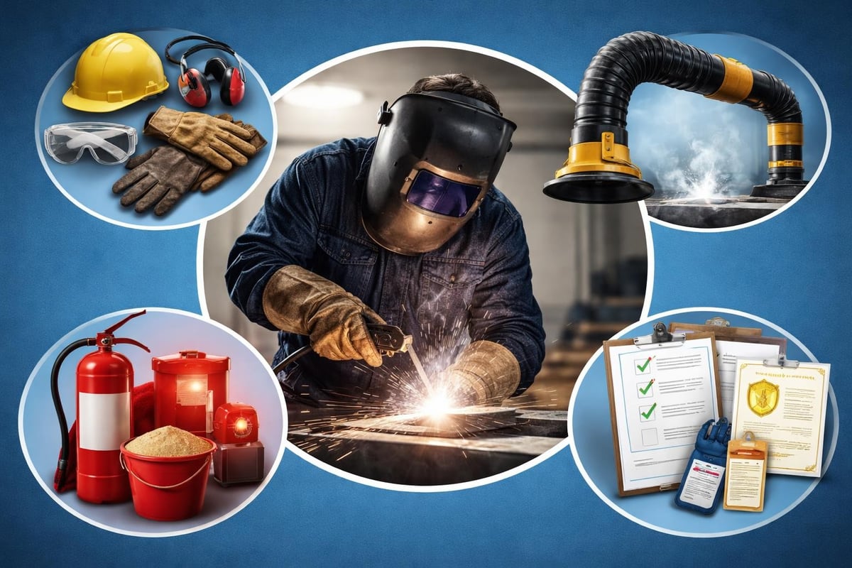 Industrial welding safety protocols