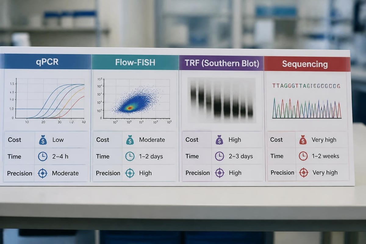 Laboratory methods for measuring telomere length