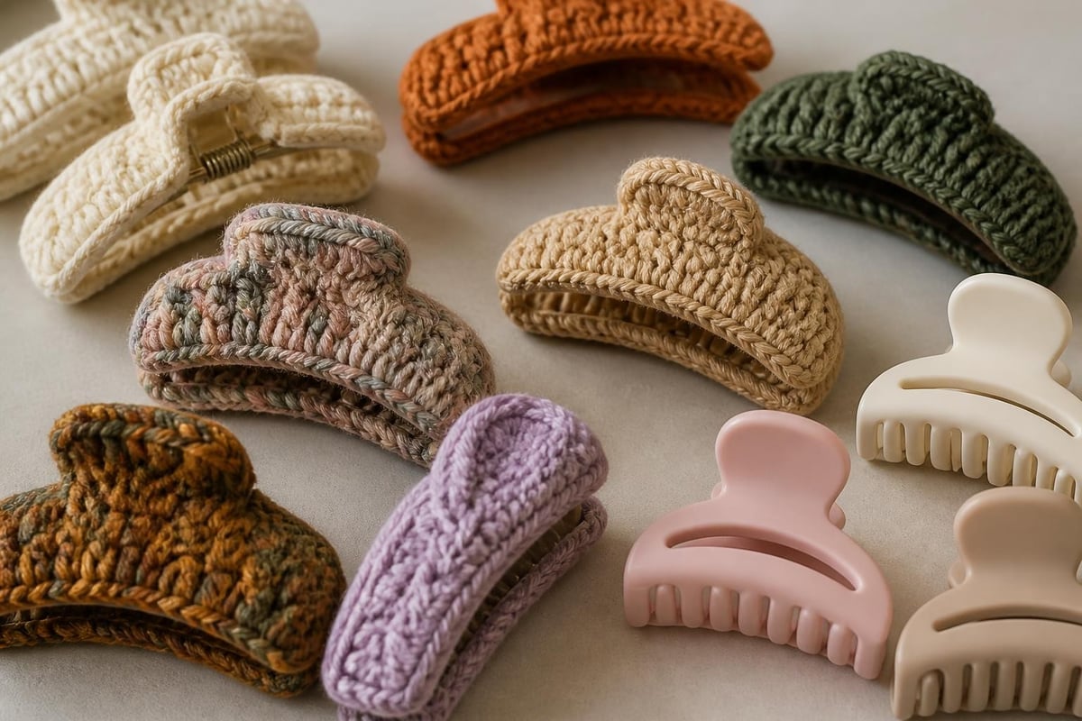 Comparison of handmade versus mass-produced hair clips