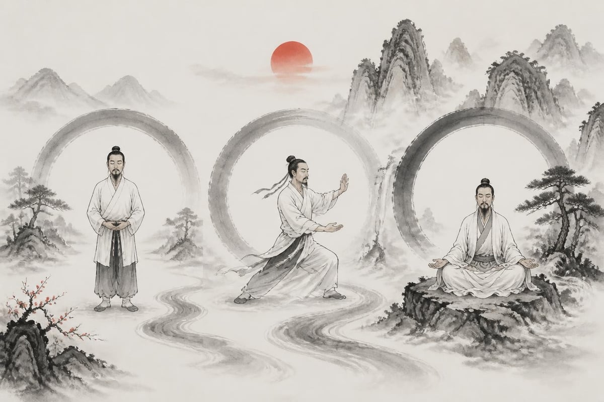 Progressive qi gong practice