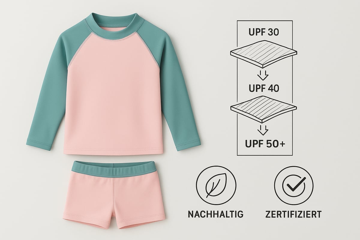 UV-Schutz in Kinderbademode: Standards, Materialien & Zertifikate
