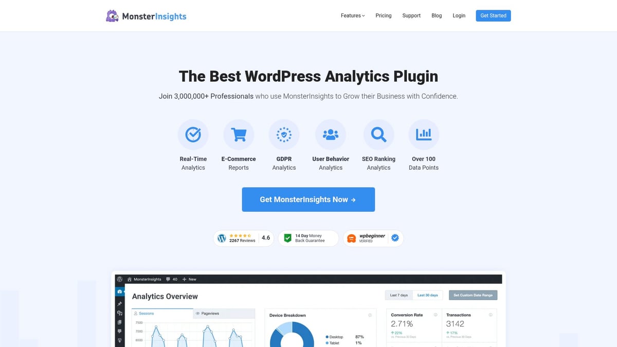 Top 7 Web Analytics Tool Picks for Smarter Insights in 2025 - MonsterInsights