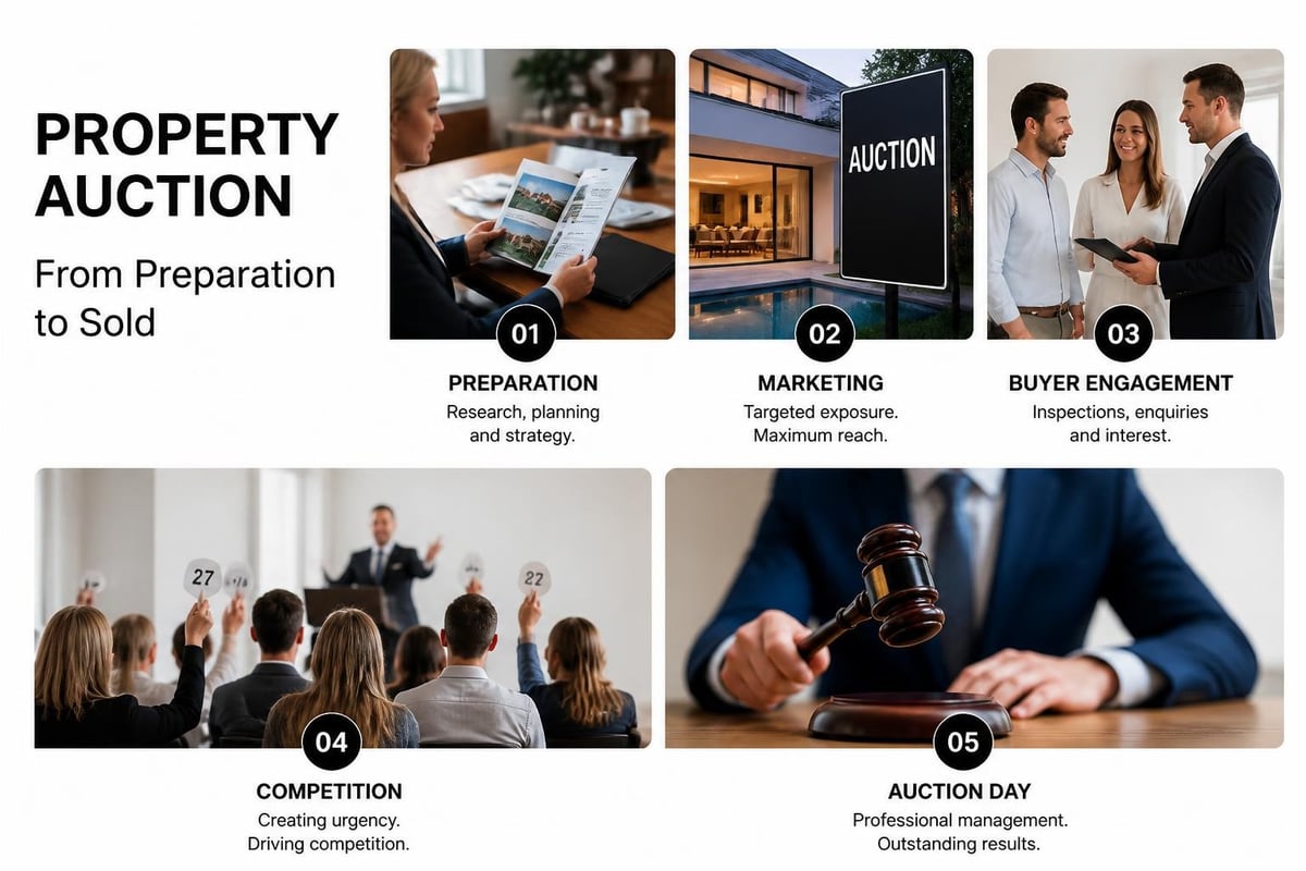 Auction campaign timeline