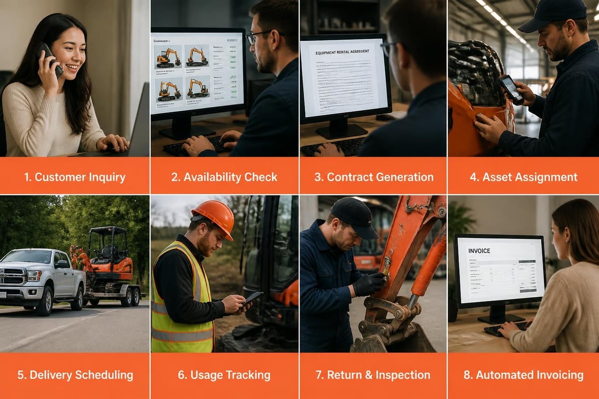 Tool Hire Software for Rental Operations 2026 Tool hire software workflow
