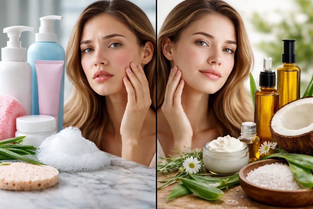 How conventional mens products damage skin barrier