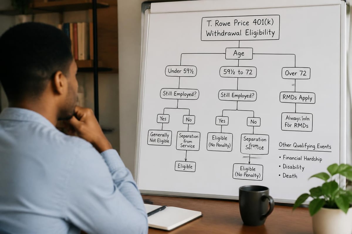 401k withdrawal eligibility flowchart
