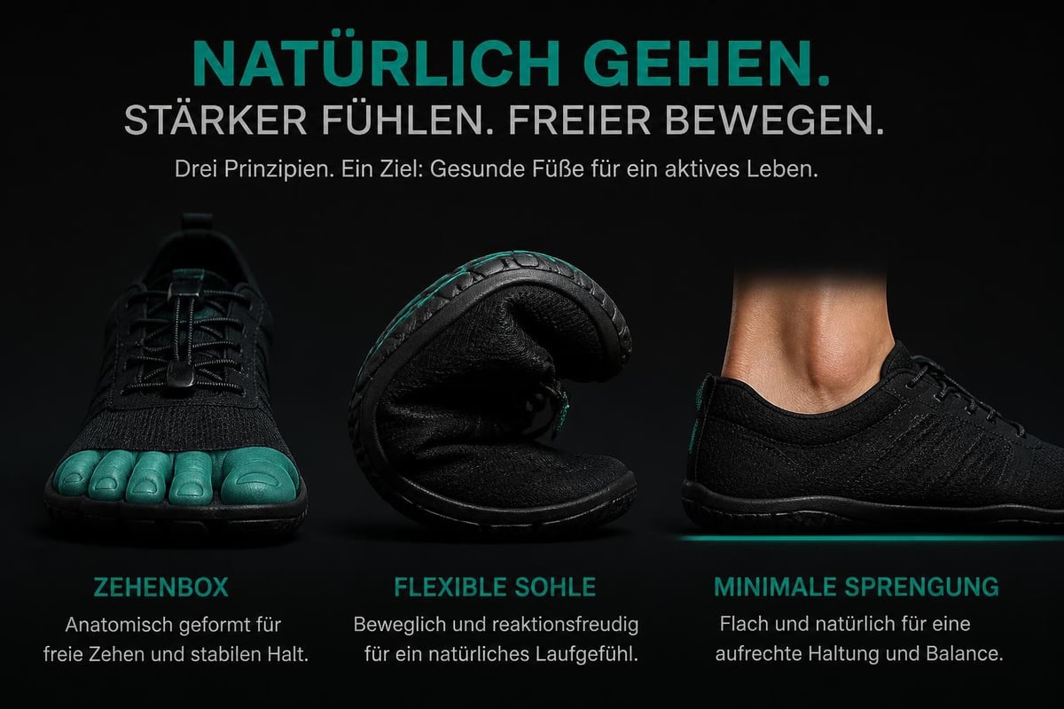Joe Nimble Schuhdesign-Prinzipien