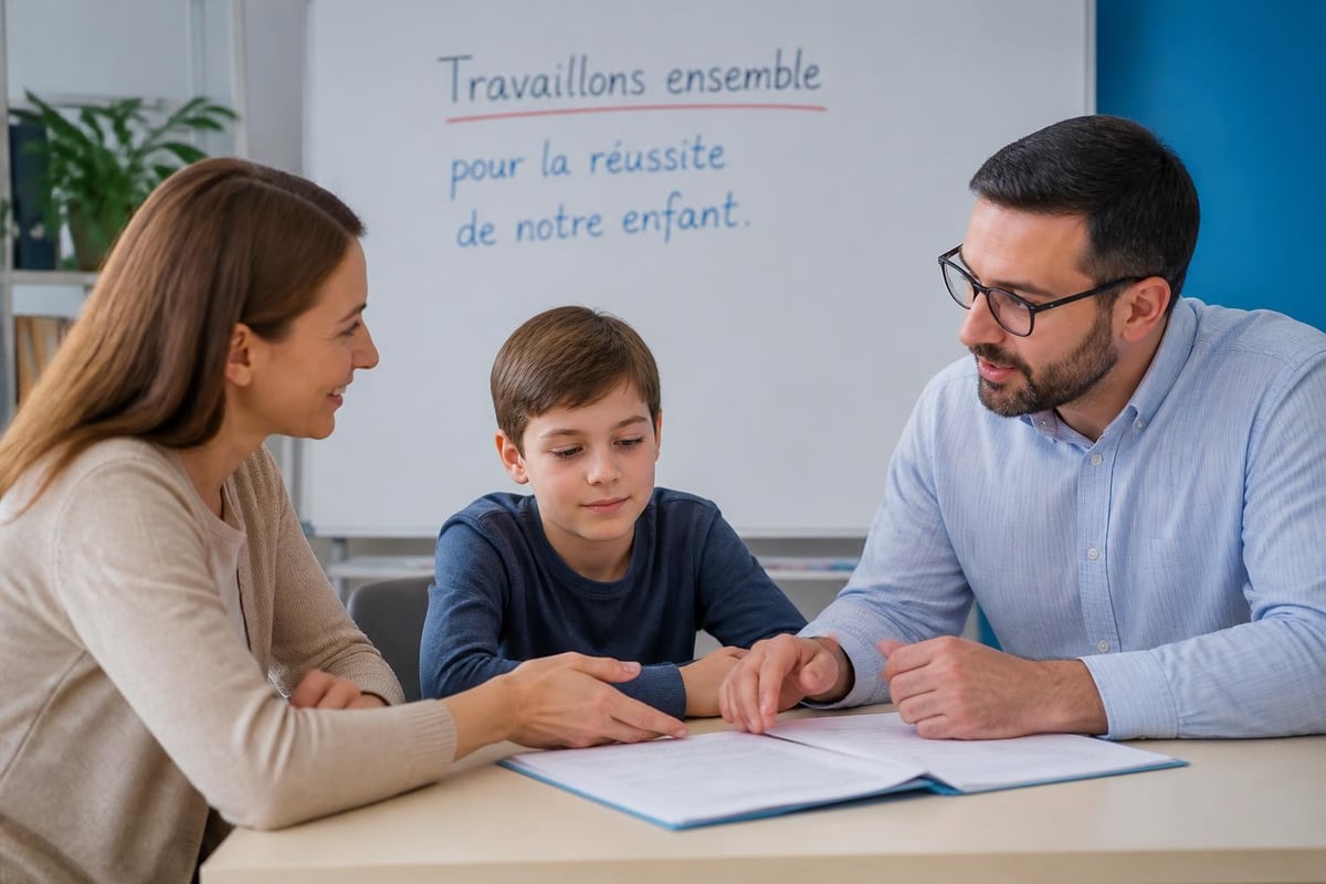 Triangle éducatif réussite