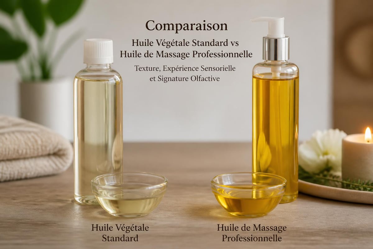 Texture analysis of massage oils