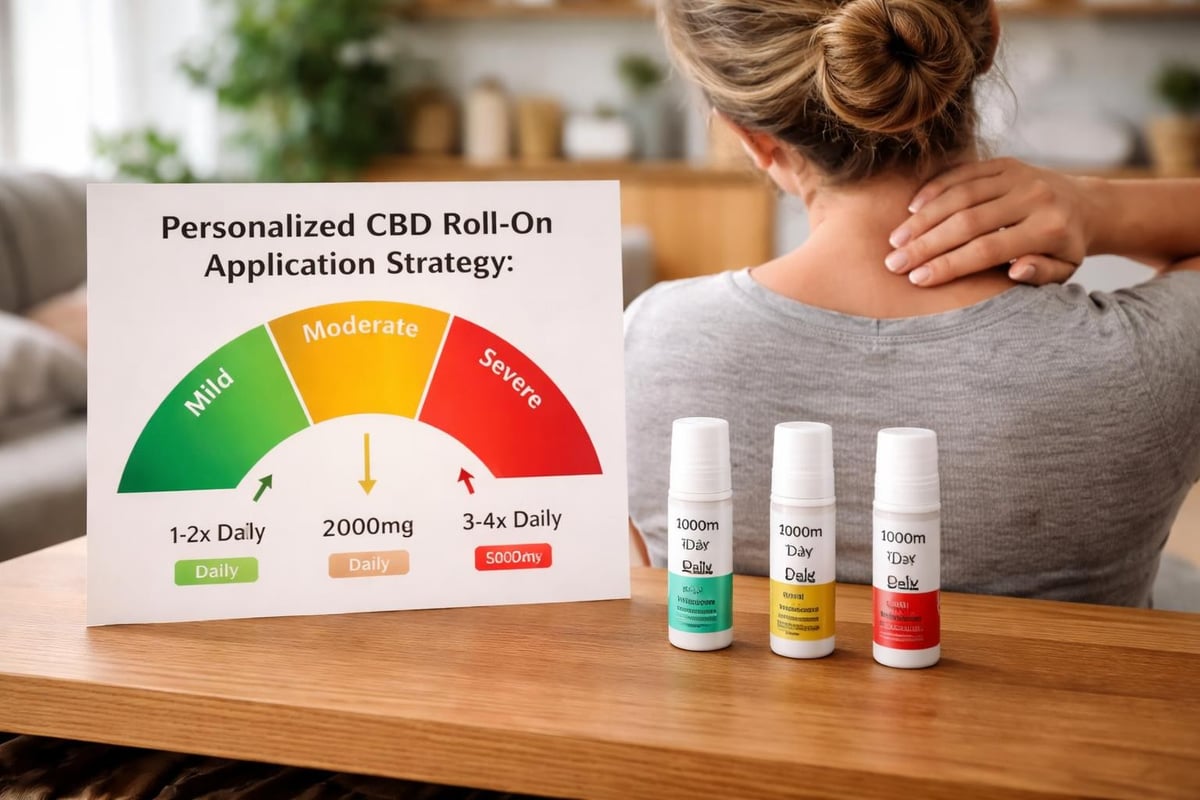 CBD dosing strategy for topical products