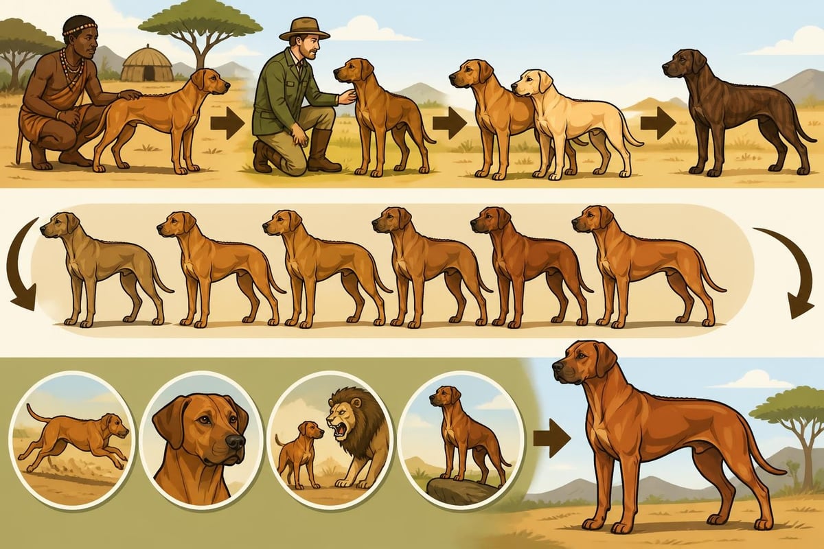 Rhodesian ridgeback heritage evolution