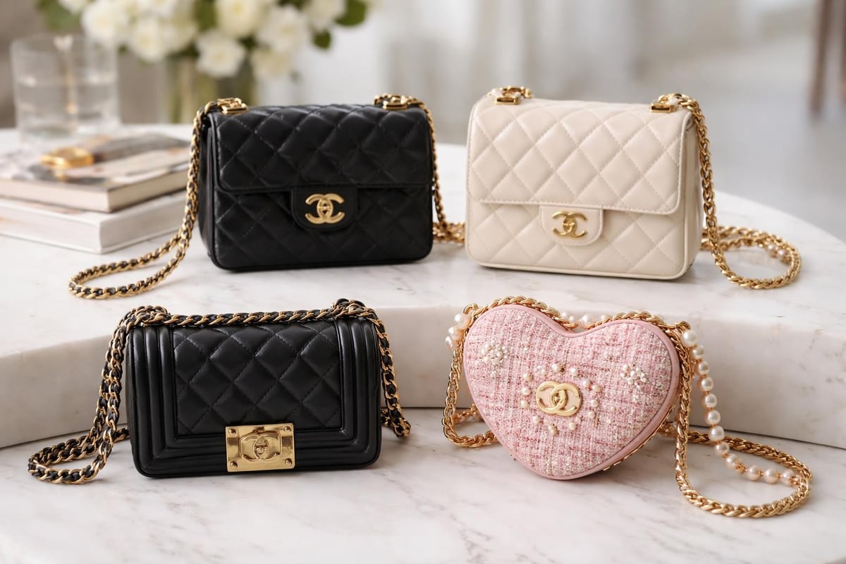 Chanel mini bag variety
