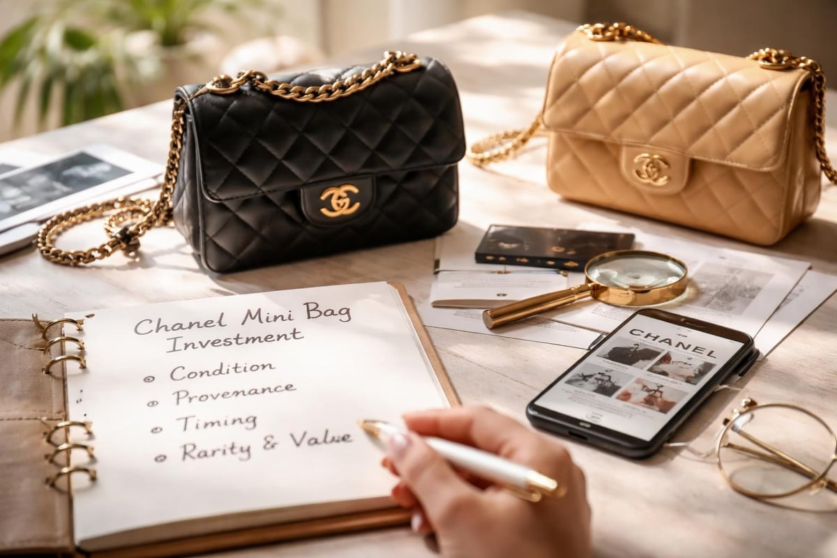 Chanel mini bag investment factors