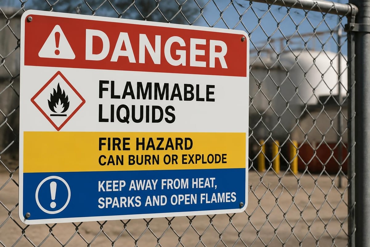 Warning sign design elements