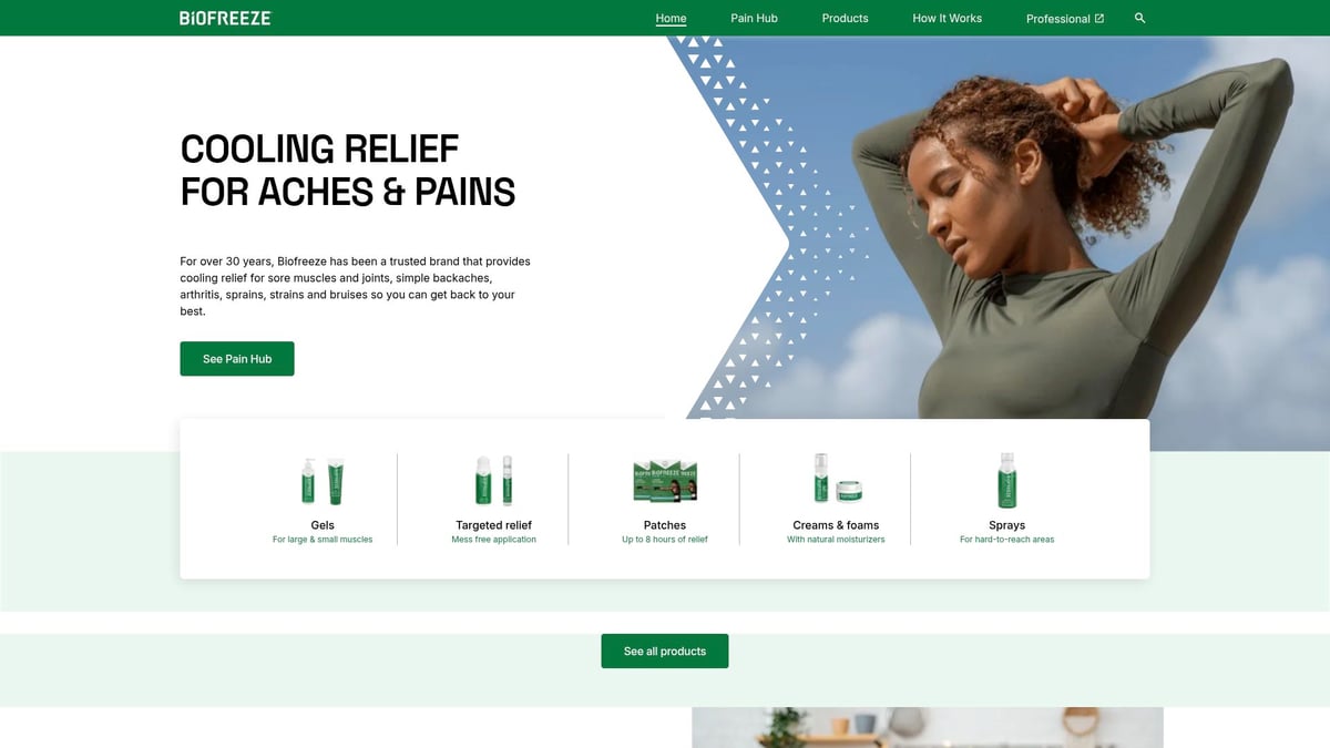 7 Essential Pain Patches for Muscle Pain to Try in 2026 - Biofreeze Pain Relief Patch