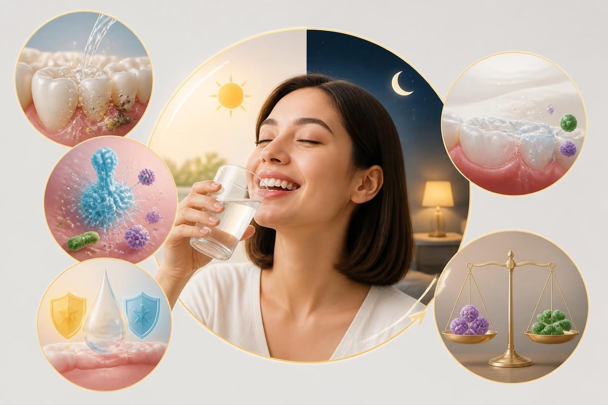 Saliva's protective role against bad breath