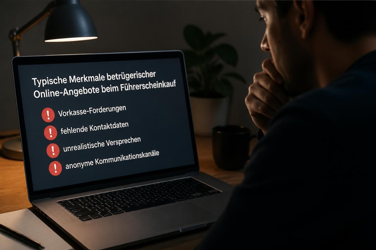 Betrugsmaschen Führerscheinkauf