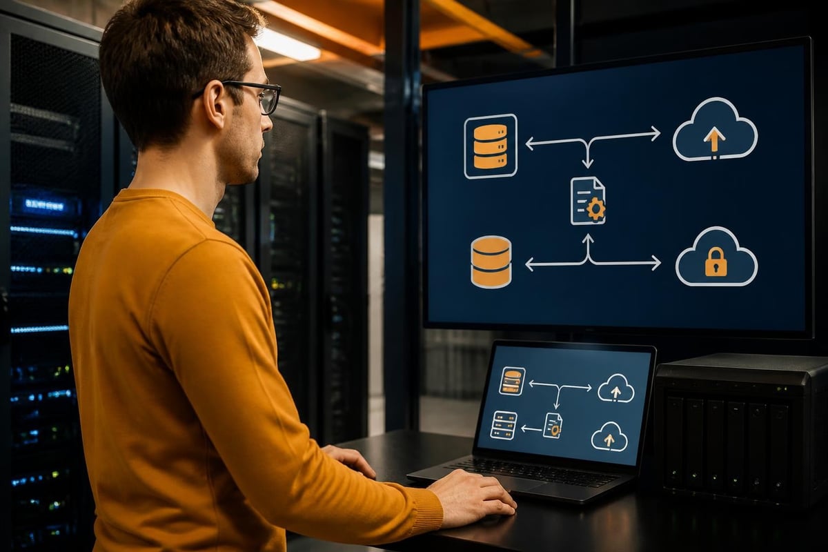 Hybrid NAS cloud architecture
