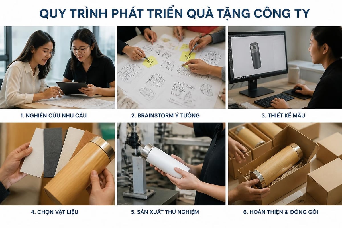 Quy trình thiết kế quà tặng
