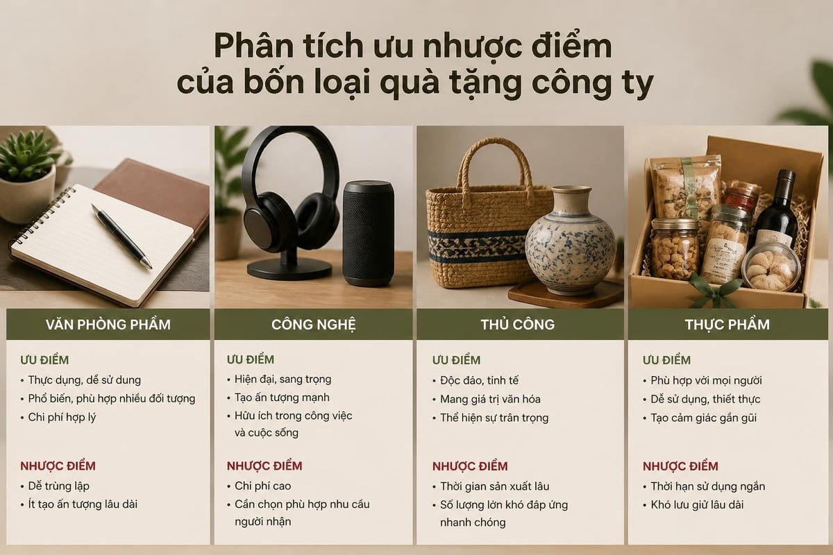 So sánh loại quà tặng