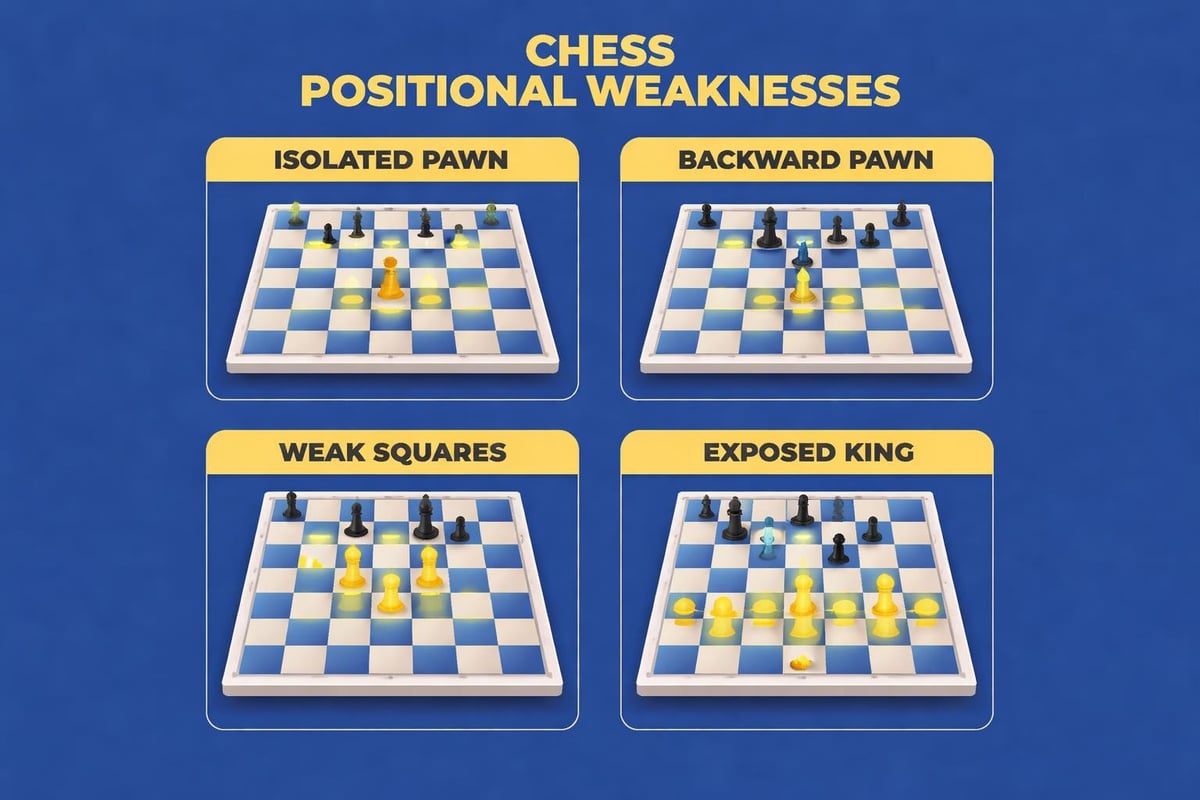 Chess positional weaknesses