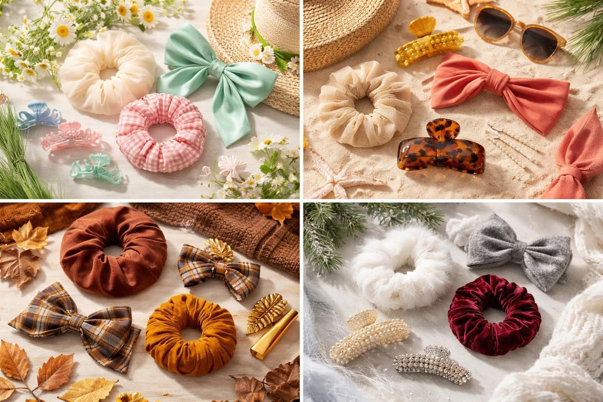 Seasonal hair accessory selection guide salon-selected pieces