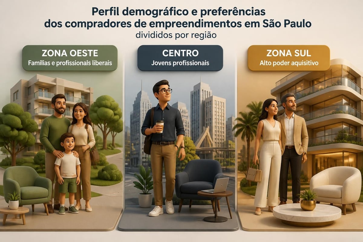 Perfil de comprador por região