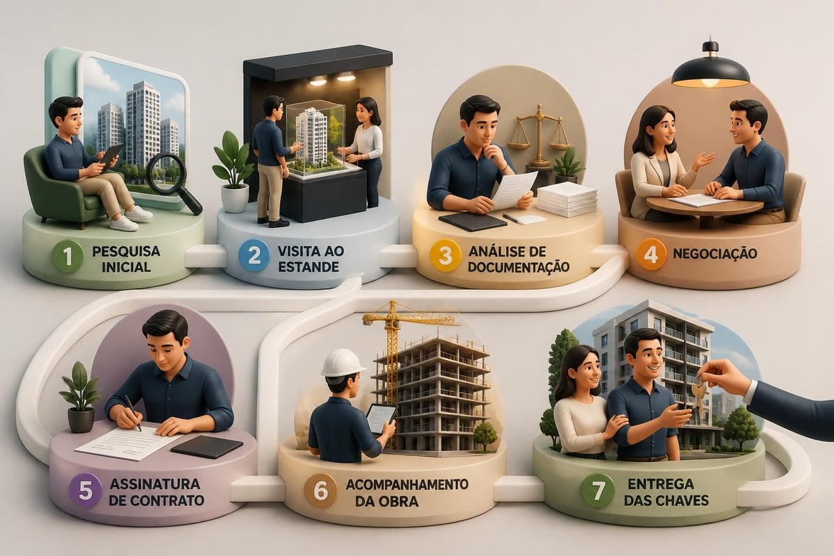 Linha do tempo de compra
