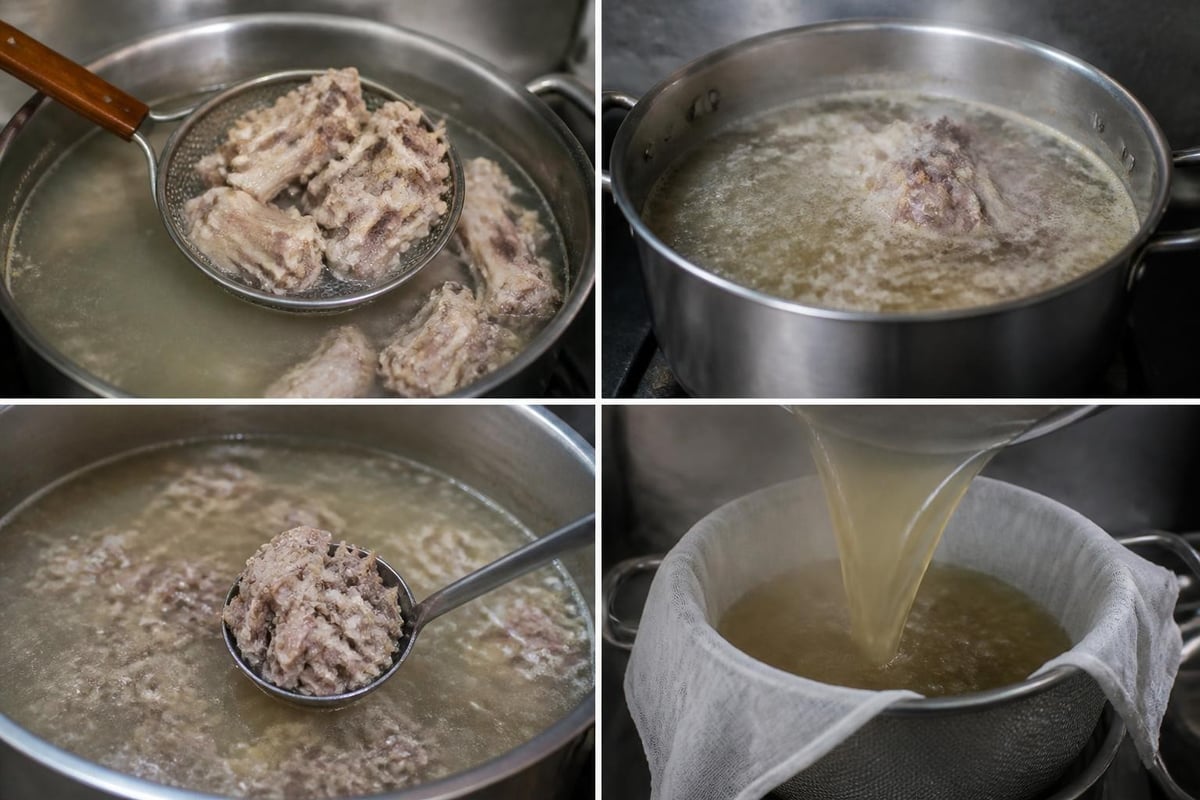 Timeline merebus kuah bakso