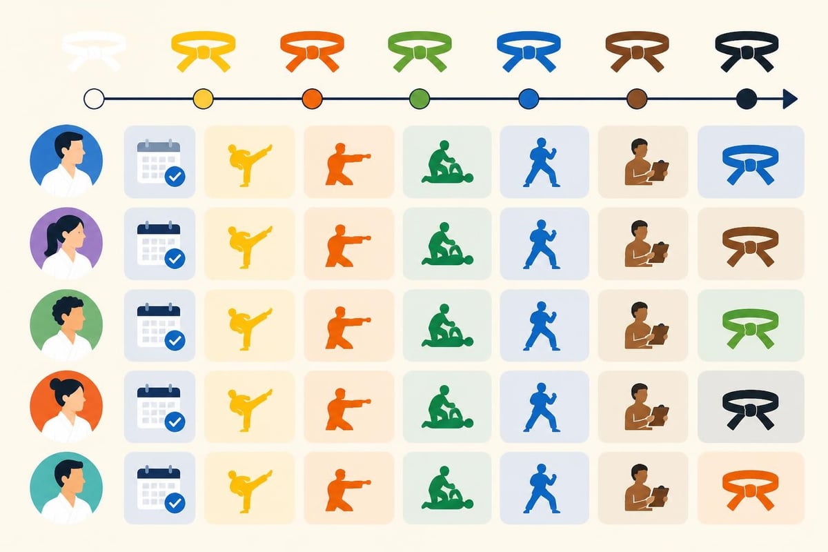 Student progression tracking system